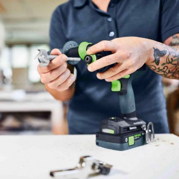 Perceuse-visseuse à percussion sans fil QUADRIVE TPC 18/4 5,0/4,0 I-Set/XL Festool