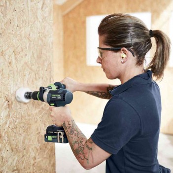 Perceuse-visseuse à percussion sans fil QUADRIVE TPC 18/4 5,0/4,0 I-Set Festool