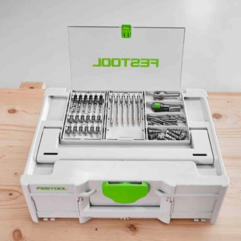 Coffret d'embouts BKS SYS3 100mm CE 6-pces Festool