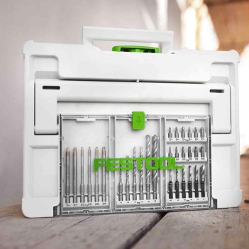 Coffret d'embouts BKS SYS3 100mm CE 6-pces Festool