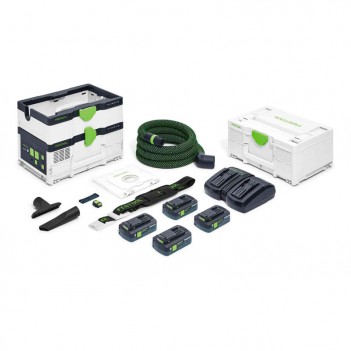 Aspirateur sans fil CLEANTEC CTMC SYS HPC 4,0 I-Plus 2x18V Festool