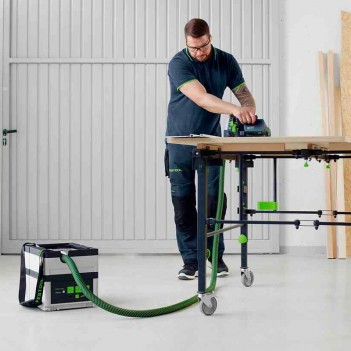 Aspirateur sans fil CLEANTEC CTMC SYS I-Basic 2x18V Festool