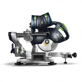 Scie à onglets radiale 2x18V sans fil KAPEX KSC 60 EB 5,0 I-Plus Festool