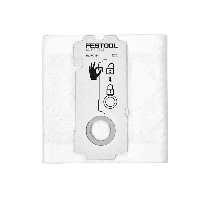Sac filtre SELFCLEAN SC-FIS-CT 25/5 pour CT 25 Festool