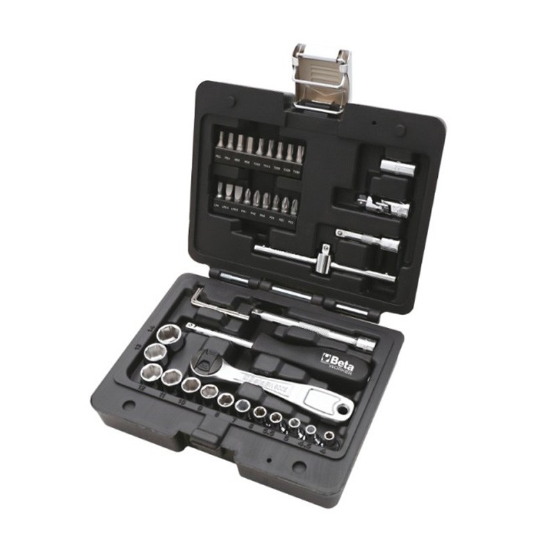 Coffret Cliquet + Douilles + Embouts 6 Pans 1/2" BW 903E/C42 Beta