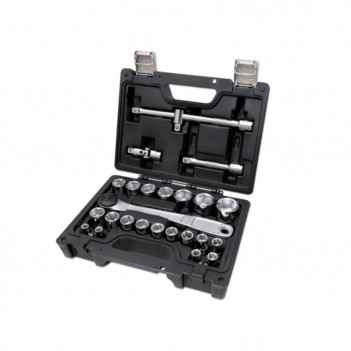 Set Knarre + Steckschlüssel 6-fach 1/2" 25 Stk. BW 923E/C25 Beta