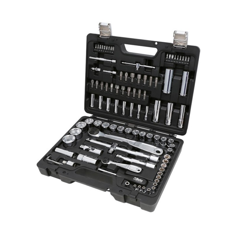 Coffret Cliquet + Douilles + Embouts 6 Pans 1/2" 1/4" 98 pcs. BW 903E/C98 Beta