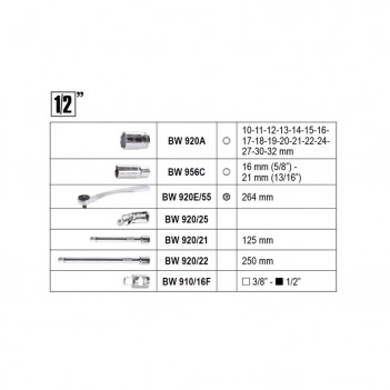 Werkzeugsortiment, 108-teilig, für allgemeine Instandhaltungsarbeiten BW 2047E/C108 Beta