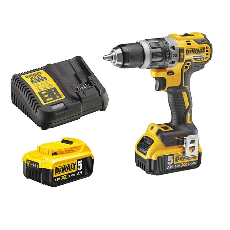 Perceuse/Visseuse à percussion XR 18V + 2 Accus DCD796 DeWalt