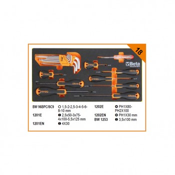 Caisse Métallique 3 tiroirs 159 outils BW 2200E/21 Beta