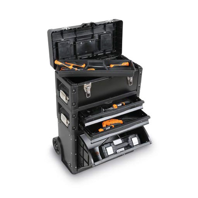 Werkzeugtrolley mit drei stapelbaren Modulen 212-teilig BW 4300E/21 Beta