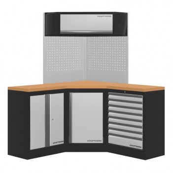 3-teiliges Eck-Werkstattmöbel Mobilio 3964R Kraftwerk