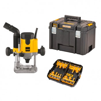 Oberfräse Ø6-8mm 1100W + Fräserset DW621KTX DeWalt