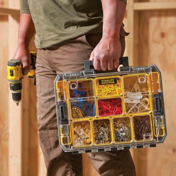 Duo pack Box mit Fächern PRO-STACK FMST82967-9 Stanley