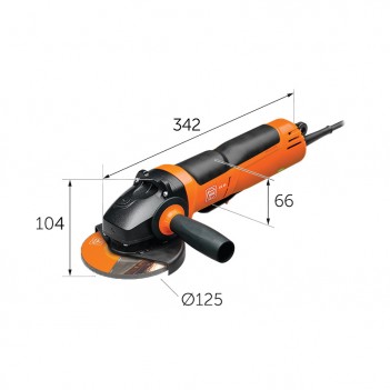 Meuleuse d'angle compacte Ø 125 mm CG 15-125 BLP Fein
