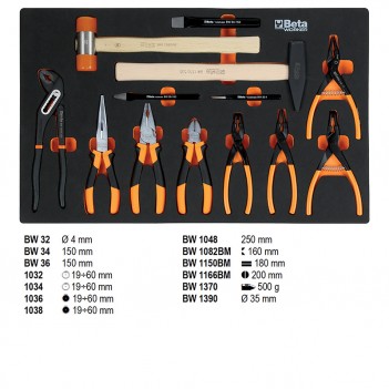 Servante mobile d'atelier 7 tiroirs 240 outils BW 2400S 7/E-S Beta