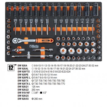 Servante mobile d'atelier 8 tiroirs 398 outils BW 2400S 8/E-L Beta
