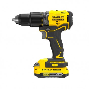 Perceuse visseuse à percussion V20 18V + 2 accus 2Ah SFMCD715D2K Stanley