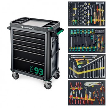 Servante d'atelier Swiss Edition 6 tiroirs 175 outils TTS 93 Stahlwille