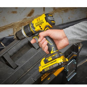 Akku-Schlagbohrschrauber V20 18V + 2 Akkus 4Ah SFMCD721M2K Stanley