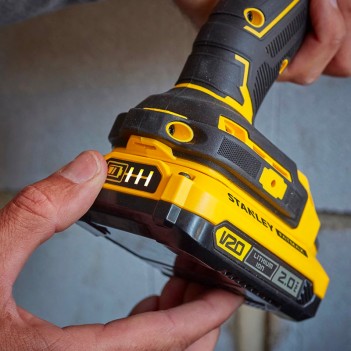 Perceuse visseuse à percussion V20 18V + 2 accus 4Ah SFMCD721M2K Stanley