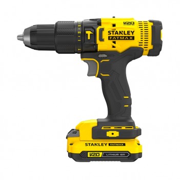 Perceuse visseuse à percussion V20 18V + 2 accus 1,5Ah SFMCD711C2K Stanley