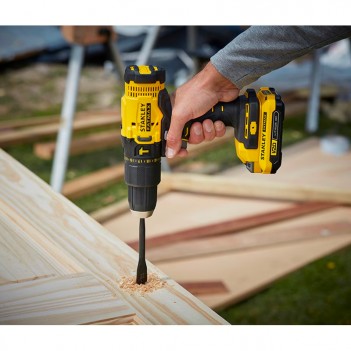 Akku-Schlagbohrschrauber V20 18V + 2 akkus 1,5Ah SFMCD711C2K Stanley