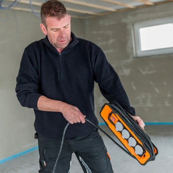 Rallonge ProfessionalLINE Multiprise 4 prises 8m Brennenstuhl