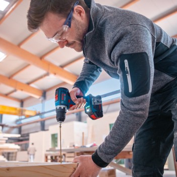 Akku-Bohrschrauber GSR 18V-90 C + 2 Akkus Bosch