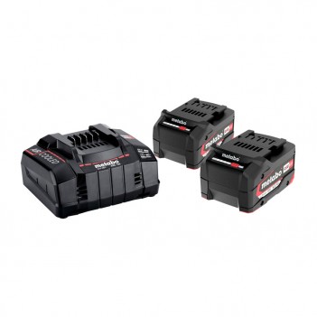 Set 2 Accus 18V - 5,2 Ah avec chargeur ASC Metabo