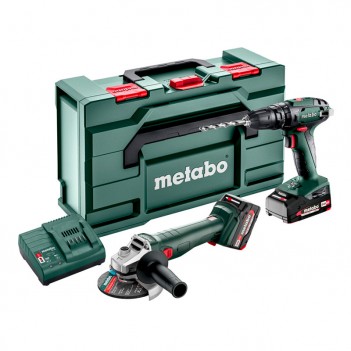 Combo Set 2.4.4 18V Bohrer / Schleifer Metabo