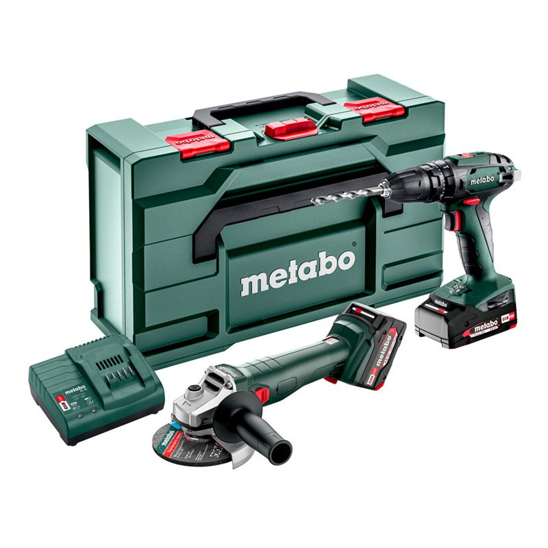 Combo Set 2.4.4 18V Perceuse / Meuleuse Metabo