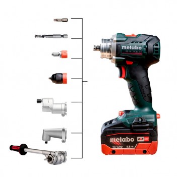 Perceuse visseuse BS 18 LTX BL Q I + 2 Accus 5,2Ah Metabo