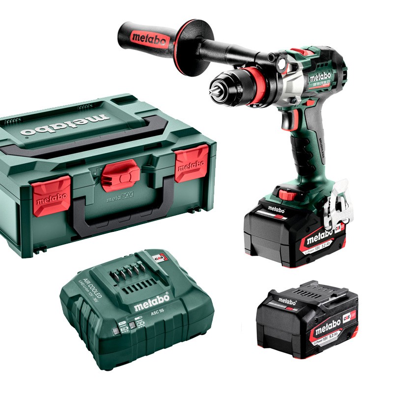 Perceuse à percussion SB 18 LTX BL Q I + 2 Accus 5,2Ah Metabo