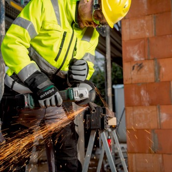 Meuleuse d'angle 18V W 18 L BL 9-125 + 2 Accus 4,0Ah Metabo