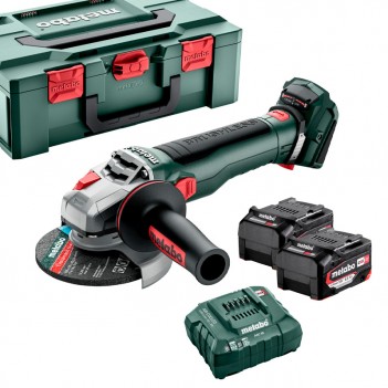 Akku-Winkelschleifer WB 18 LT BL 11-125 QUICK + 2 Akkus 5,2Ah Metabo