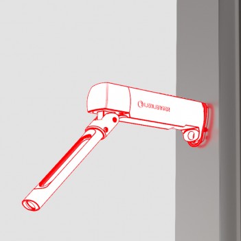 Lampe Led de poche dépliable à batterie W6R Work Ledlenser