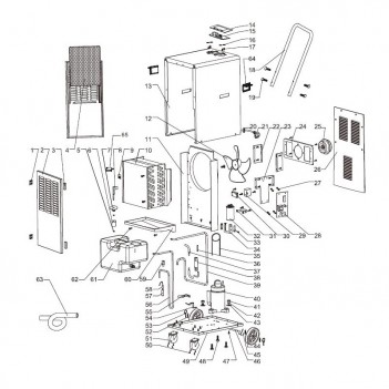 Déshumidificateur de chantier Drypro BT-50 Rockair