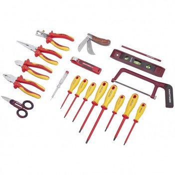 Kit mit 20 Werkzeugen für Elektriker Kraftwerk