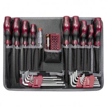 Werkzeugkoffer B140 für Schreiner, ABS, 112-tlg. Kraftwerk