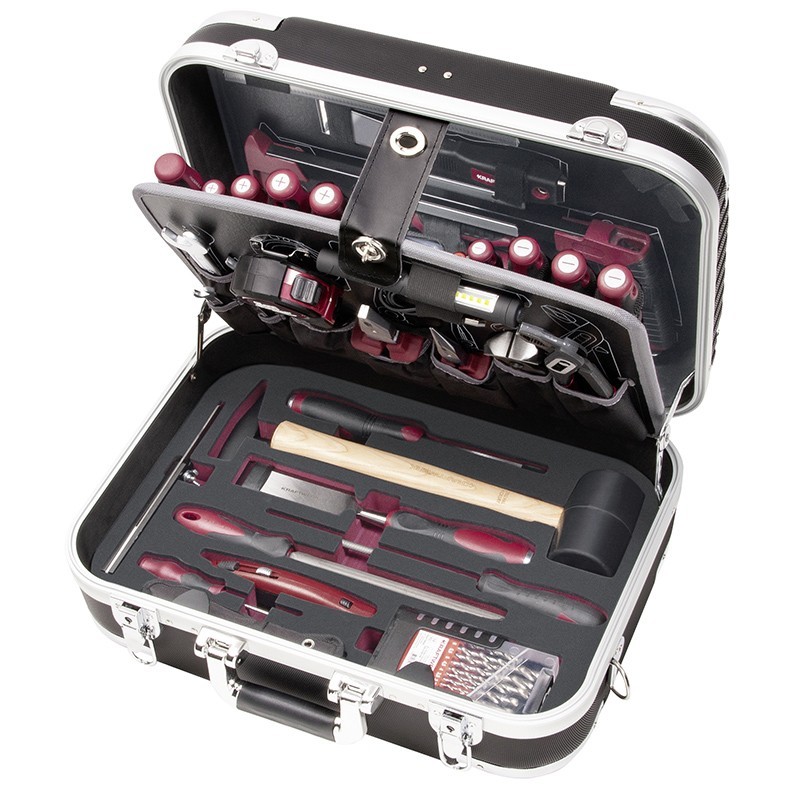 Werkzeugkoffer B140 für Schreiner, ABS, 112-tlg. Kraftwerk Werkzeugkoffer B140 für Schreiner, ABS, 112-tlg. Kraftwerk