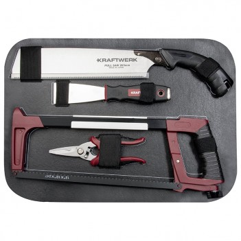 Werkzeugkoffer B140 für Schreiner, ABS, 112-tlg. Kraftwerk