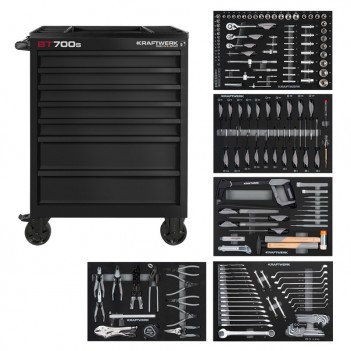 Servante d'atelier BT LINE BT700s, 7 tiroirs, 194 pcs. Kraftwerk