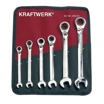 Trousse de 6 Clés à Cliquet réversibles ClicKraft Kraftwerk