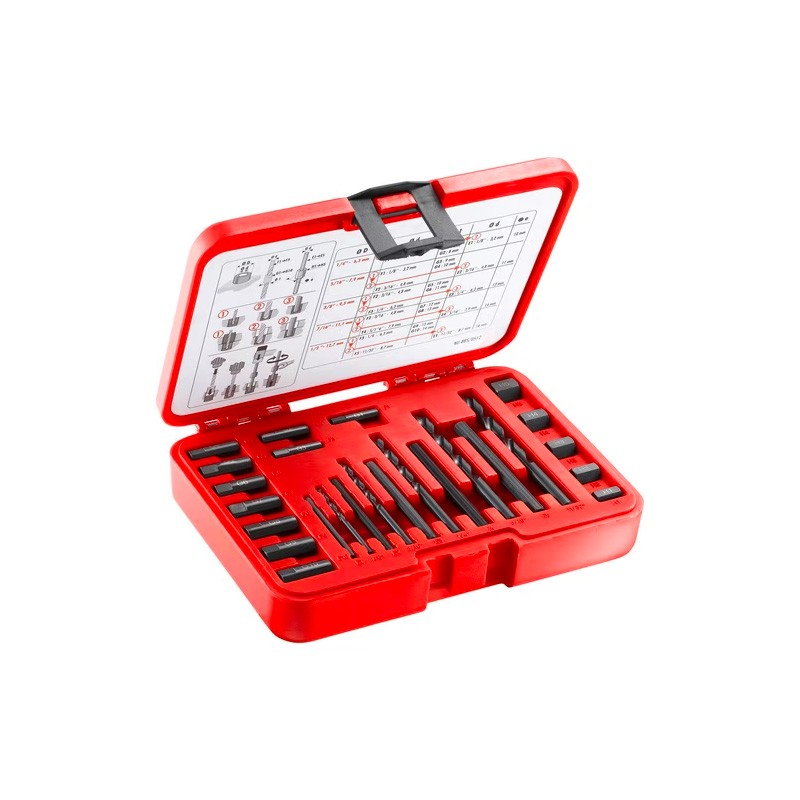 Jeu d'extracteurs de goujons, pas à droite ou gauche 885 Facom