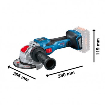 Meuleuse angulaire 125mm X-LOCK GWX 18V-15 SC Bosch