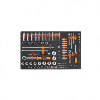 Composition de 214 outils en plateaux mousse compacte 5988VU/M Beta