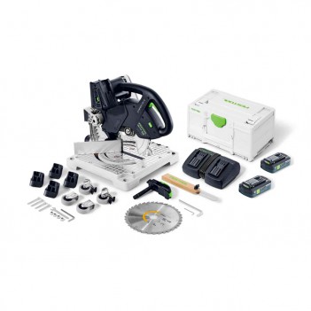 Scie à onglets sans fil SYMMETRIC SYMC 70 4,0 EBI-Plus Festool