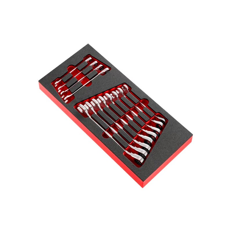 Ringmaulschlüsselmodul mit metrischer Knarre in Schaumstoffplatte MODM.467BJ12PB Facom