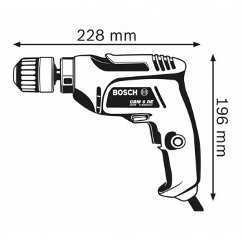 Perceuse 350W GBM 6 RE Bosch